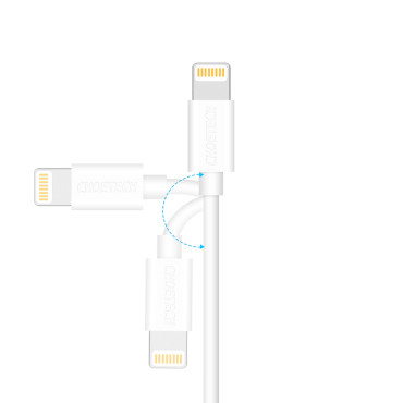Kabel USB-kabel - strela MFI 1.8m Potrjena bela