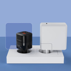 Nopea apercha laturi USB-tyyppi C PD QC 33W Musta