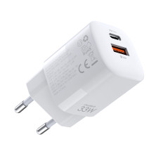 Ātra Aperica USB tīkla lādētājs C tipa PD QC 33W White