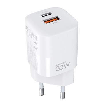 Carregador de rede USB Rápido do Apertica Tipo C PD QC 33W