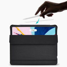 Case Tastatūras korpuss iPad Pro 12.9 "+ bezvadu Bluetooth tastatūra melna