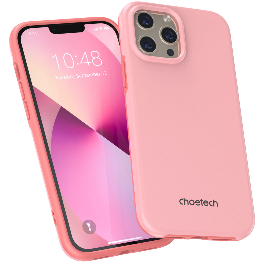 Estuche para iPhone 13 Pro MFM Caja anti-gota rosa