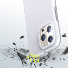 Estuche para iPhone 13 Pro MFM Caso anti-gota Blanco