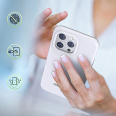 Veske til iPhone 13 Pro MFM Anti-Drop Case White