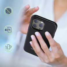 Cas pour iPhone 13 Pro MFM Case anti-goutte Noir