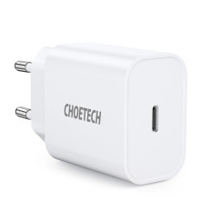 Carregador de rede USB Tipo c pd 20w branco