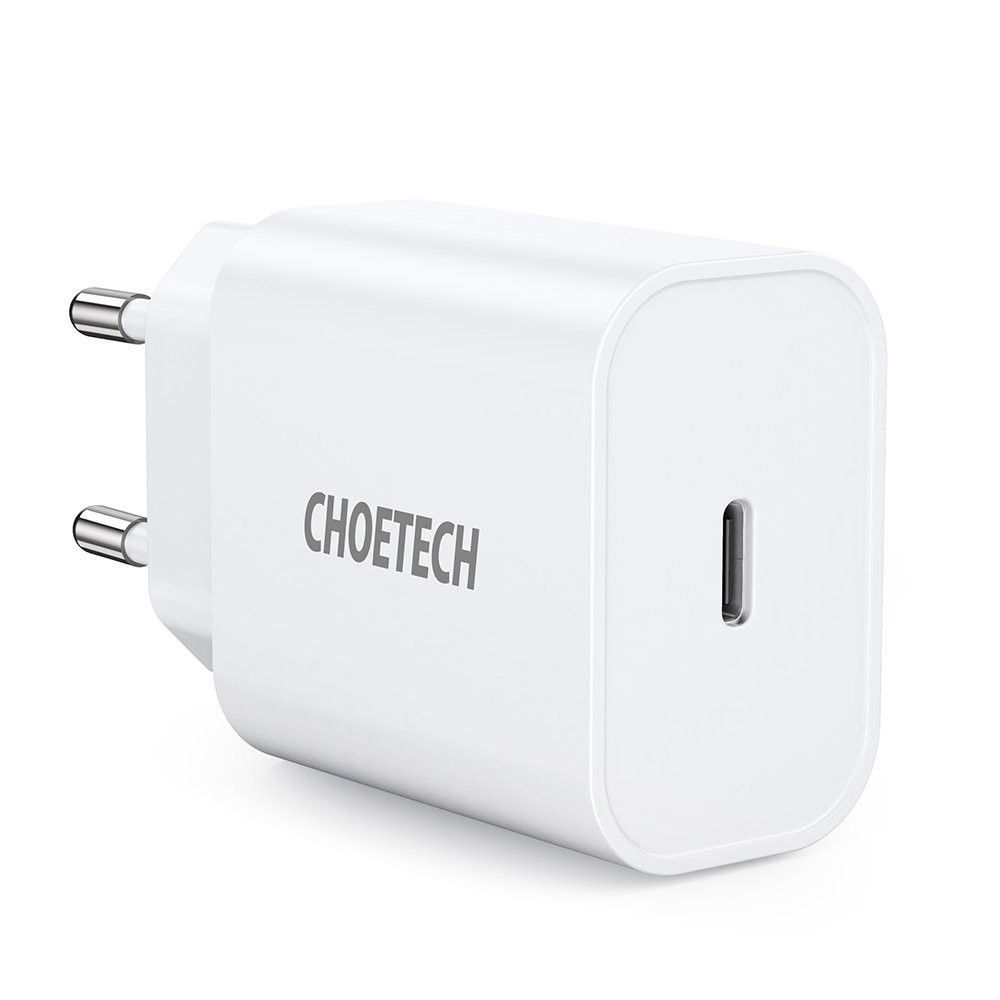Carregador de rede USB Tipo c pd 20w branco