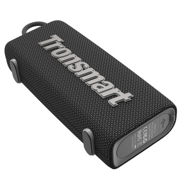 Resa trådlös Bluetooth-högtalare 5.3 Vattentät IPX7 10W svart