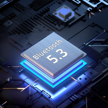 Resa trådlös Bluetooth-högtalare 5.3 Vattentät IPX7 10W svart