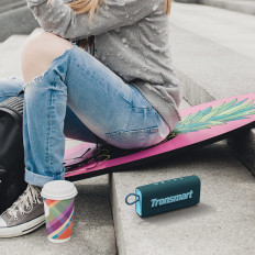 Resa trådlös Bluetooth-högtalare 5.3 Vattentät IPX7 10W svart