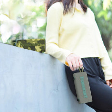 TRIFID Traadita Bluetooth-kõlar 5.3 Veekindel IPX7 10W Green Camouflage