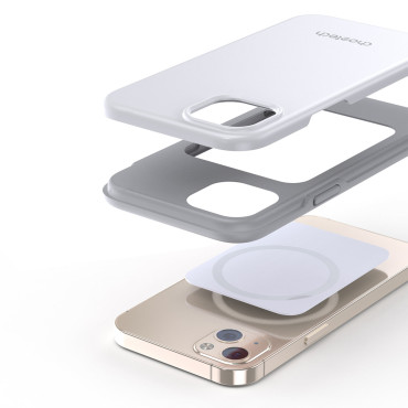 Caso para iPhone 13 Mini MFM Caso Anti-Drop branco