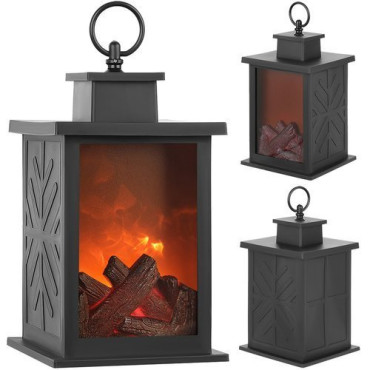 Portable fireplace style...
