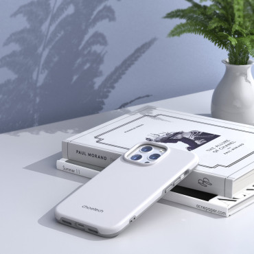 Caso para iPhone 13 Pro Max MFM Caso Anti-Drop branco