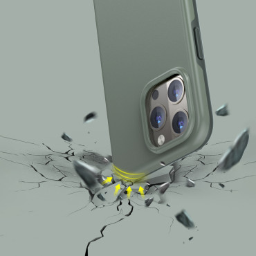 Caso para iPhone 13 Pro Max MFM Caso Anti-Drop Green