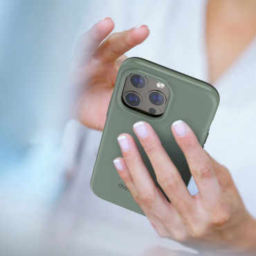 Caso para iPhone 13 Pro Max MFM Caso Anti-Drop Green