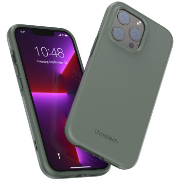 Caso para iPhone 13 Pro Max MFM Caso Anti-Drop Green