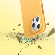 Estuche para iPhone 13 Pro Max MFM Caso anti-gota Naranja