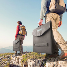 Caricatore solare solare pieghevole 120W DC 3 XUSB Nero