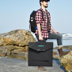 Solární solární nabíječka skládací 120W DC 3 Xusb černá