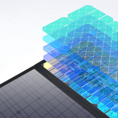 Solarni solarni punjač Preklapanje 120W DC 3 Xusb crno