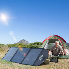 Solar Solar Charger vouwen 120w DC 3 XUSB zwart