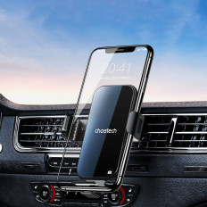 Indukčná nabíjačka s držiakom automobilov + magnetické čierne tipy