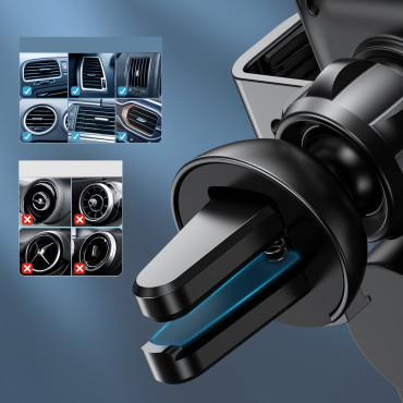 Indukčná nabíjačka s držiakom automobilov + magnetické čierne tipy