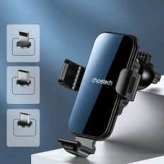 Induction charger with car holder + magnetic black tips