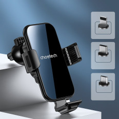 Induction charger with car holder + magnetic black tips