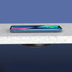 Aardewerklader 10W + EU-oplader met zwarte voedingskabel