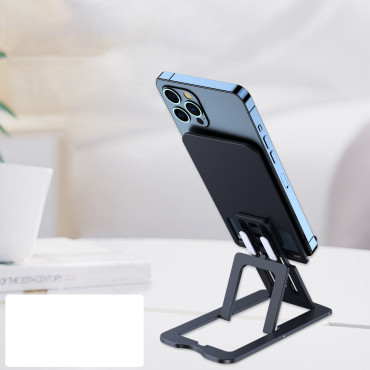 Zložljivo stojalo na pametnem telefonu s sivo tableto