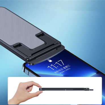 Folding Stand på telefonen Smartphone Grey Tablet