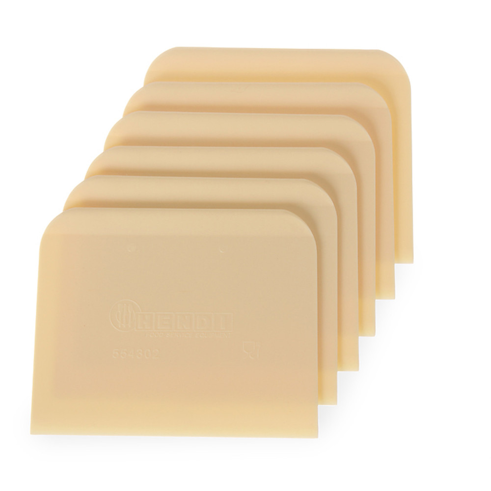 Raspador de confitería rectangular para set de pastel de porción 6pcs. - Hendi 554364 Raspador de confitería rectangular para set de pastel de porción 6pcs. - Hendi 554364