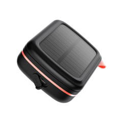 Drahtlose Kopfhörer TWs wasserdicht mit Solarladegerät und Powerbank 2500mAh schwarz