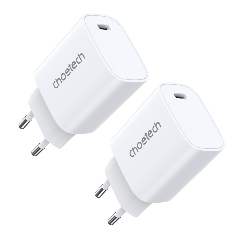 Cargador de red Q5004 20W PD para iPhone 12 13 Set 2pcs blanco Cargador de red Q5004 20W PD para iPhone 12 13 Set 2pcs blanco