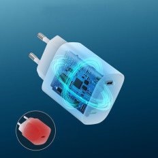Tinklo įkroviklis Q5004 20W PD iPhone 12 13 Nustatykite 2vnt balti