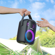 Bluetooth 60W HALO 100 Črni brezžični zvočnik