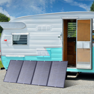 Solar-Solar-Tourist-Falten 160w schwarz