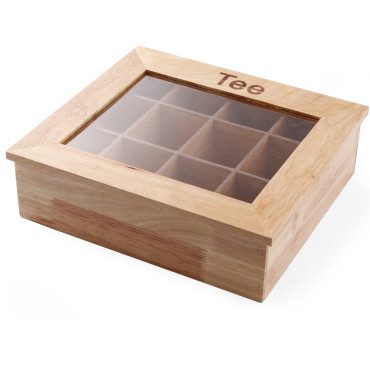 Display box for wooden tea...