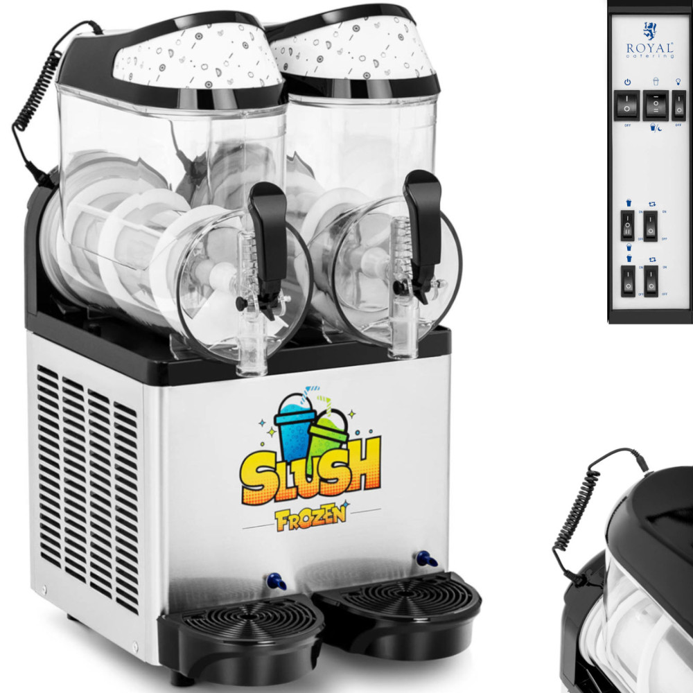 GRANITER gėrimų mašina SLUSH SORBETS POATHIES Double 600 W 2 x 10 L