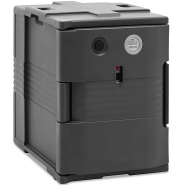 Recipiente de isolamento térmico térmico com aquecedor elétrico para recipientes GN 1/1