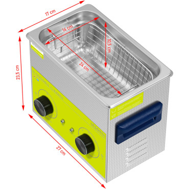 Pralni ultrazvočni čistilec kopela 3.2 L 120 W