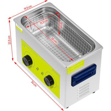 Mazgājamā mašīna. Ultraskaņas vanna. Attīrītājs 4.5 l 120 W