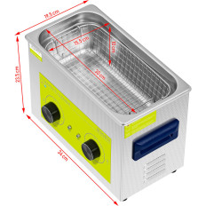 Mazgājamā mašīna. Ultraskaņas vanna. Attīrītājs 4.5 l 120 W