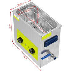 Mazgātājs Ultraskaņas vannas attīrītājs 6,5 l 180 W