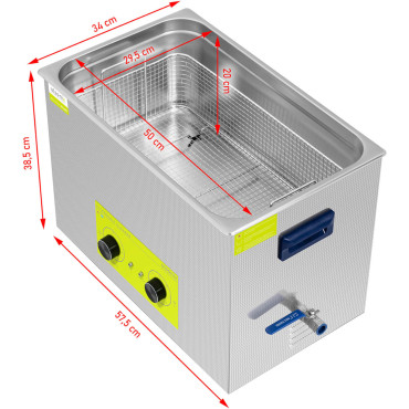 Mazgātājs Ultraskaņas vanna 30 l 600 W