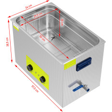 Banheira ultra-sônica de lavadora 30 l 600 W