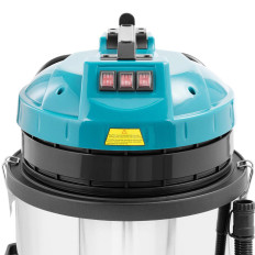 Aspirapolvere industriale per lavaggio a secco e bagnato 3000 w 80 l