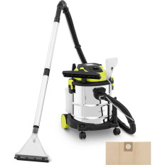 Aspirador de aspirador e estofamento molhado e seco 1200 em 20 l